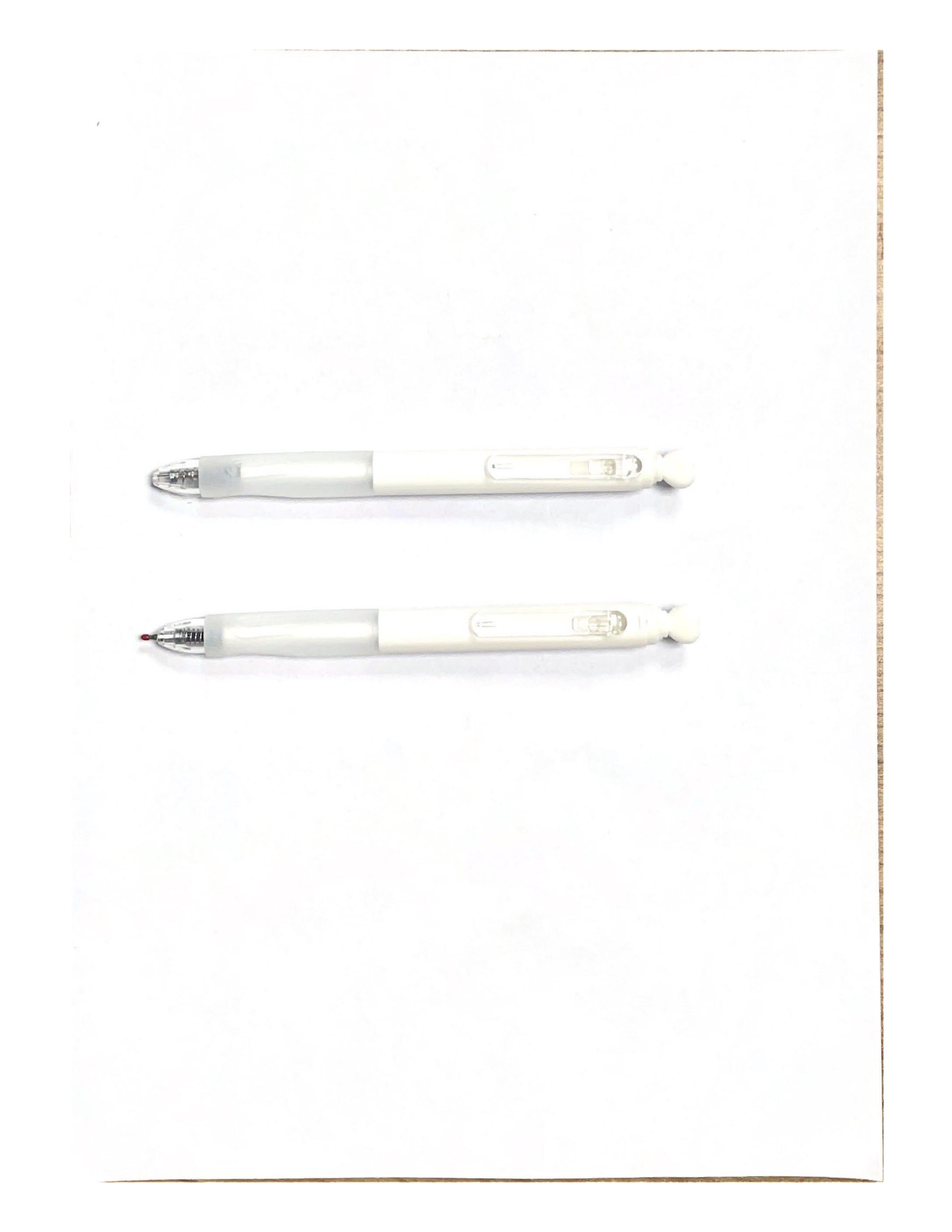 heart retractable pen